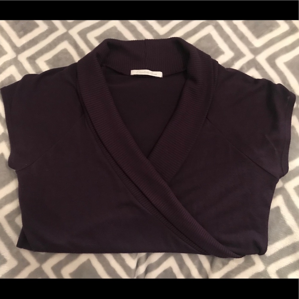 Charlotte Russe sleeveless plum tunic